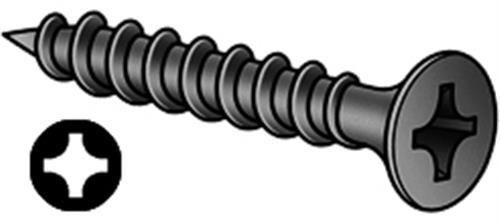 #6 x 3/4 Drywall Screw Phillips Bugle Hd Coarse Black (Qty 50)