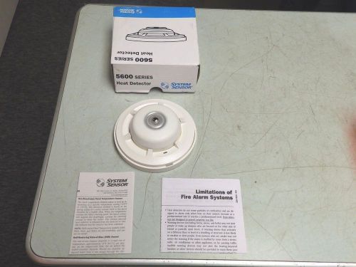 System sensor 5600 series heat detector model no. 5601 free shipping for sale