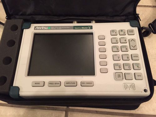 Anritsu MS2711D Spectrum Analyzer, Options 3 and 21