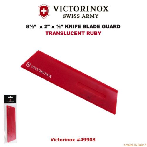 Victorinox SwissArmy 8 1/2 &#034; Blade Guard, Translucent Ruby #49908