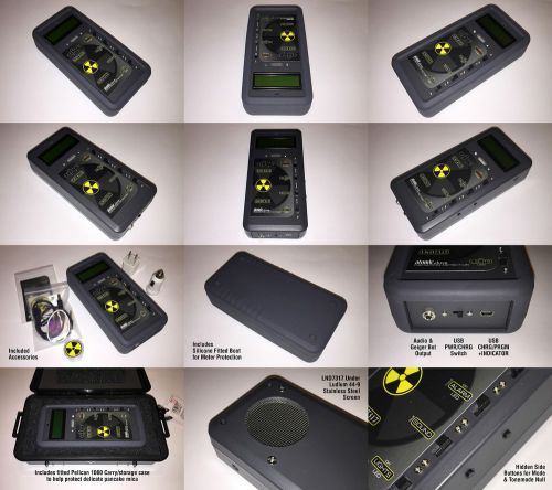 Abyx-gk5 geiger counter • hand crafted • lnd 7317 • pelican 1060 pancake for sale