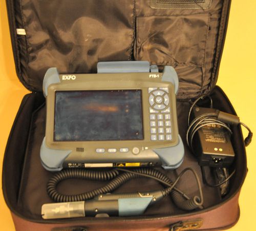 Exfo FTB-1 Tester w/ FTB-730-NS1498 SM Module &amp; FIP 400 Scope 1310/1550/1625