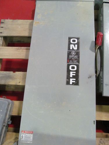 GE 200 Amp Disconnect THN3364R 600 Volt Non Fusible 3 R Enclosure