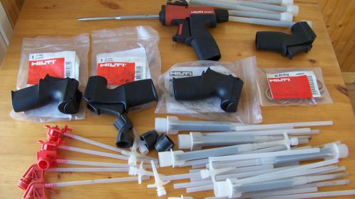 Hilti Lot of Spray Foam Dispenser Guns Tips Spouts CF-DS1 CF-GR1 DC Bit Rings