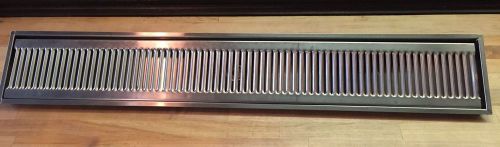 36&#034; flush mount drip tray with drain. for sale