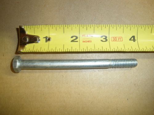 5/16-18 X 4&#034; long  Hex head cap screw bolts zinc (50) pcs. grade 2   5/16&#034;