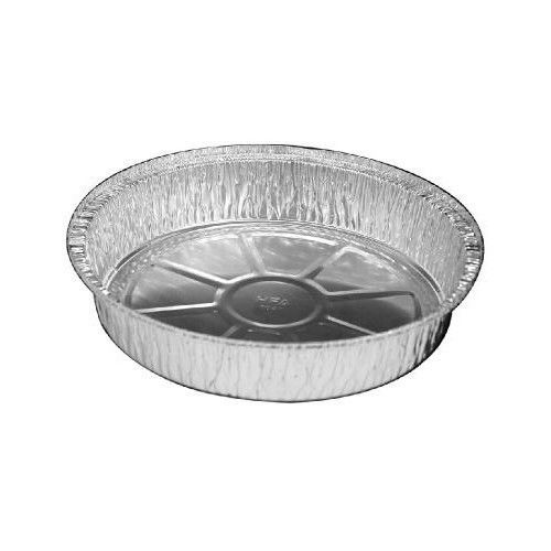 Handi-foil® 8&#034; 37 oz round aluminum container - 500/case set of 2 for sale