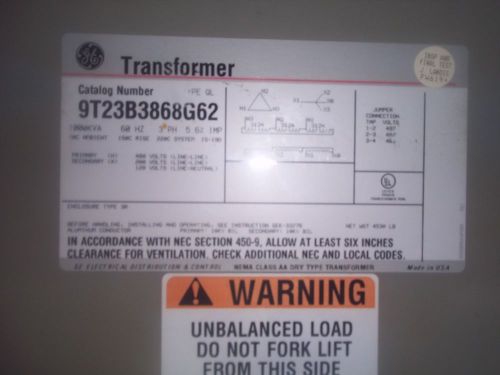 1000 kva transformer, ge for sale