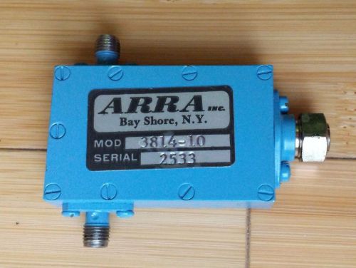 ARRA 3814-10 RF Microwave Variable Attenuator 1 - 2 GHz SMA
