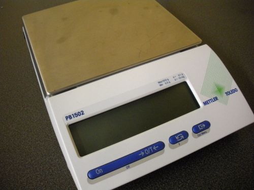 Mettler toledo pb1502 analytical balance scale lab equipment for sale