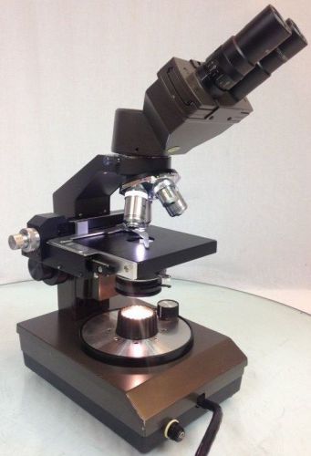 Swift instruments series 1000 binocular microscope 4x, 10x, 40x, 100x objectives for sale