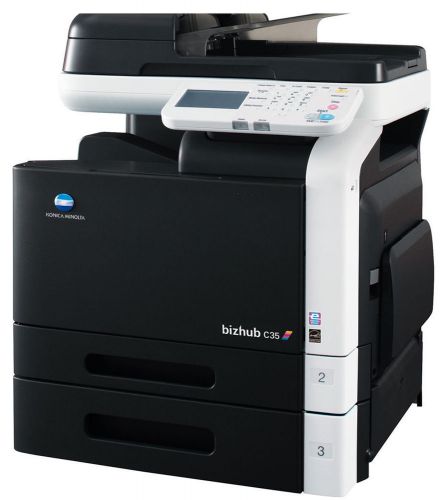 Konica minolta Bishub C35 Copy/Print/Scan/ Fax, Meter Count 41K! 2 trays