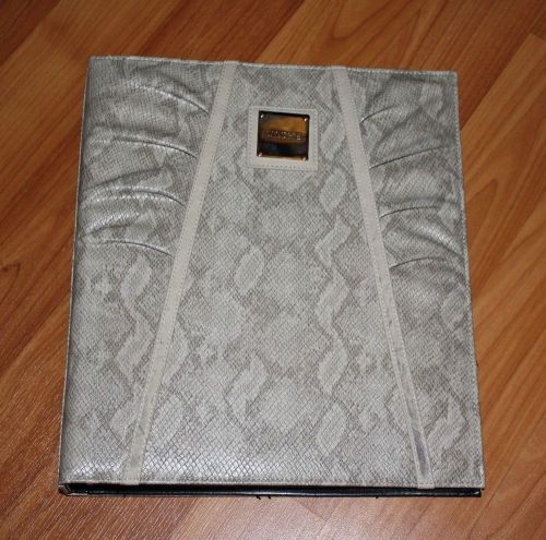 Beautiful &#034;beverly&#034; snakeskin miche binder for sale