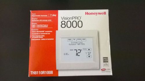 Honeywell TH8110R1008 Vision Pro 8000 Programmable Thermostat With RedLink 1H/1C