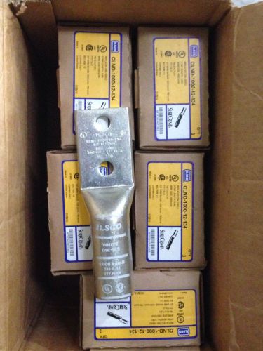 ILSCO CLND-1000-12-134 2 HOLE LUG, Long Barrel, NEW 1000 KC MIL Old # CRA-1000L2