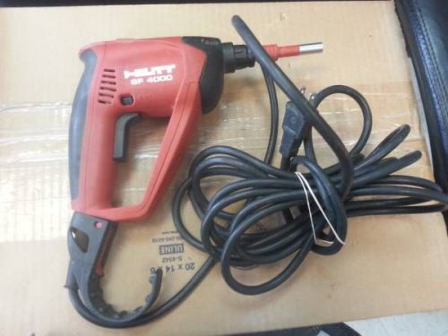 HILTI SF4000 CORDED DRYWALL SCREW GUN / SCREWDRIVER