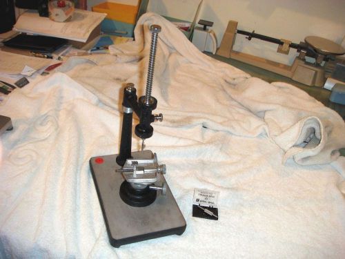 USED OUR NO. 2 JELENKO DENTAL SURVEYOR MODEL DESIGNER WITH WORK TABLE &amp; 2 TOOLS