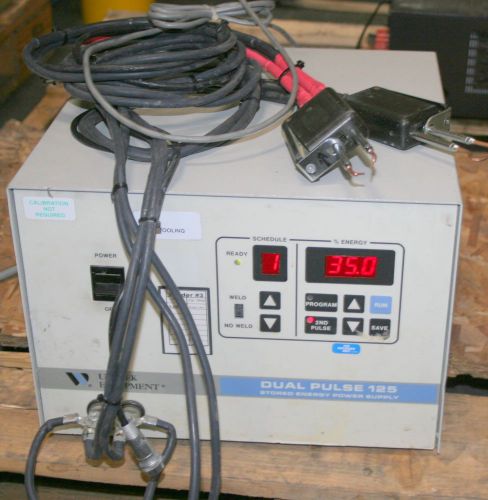 Unitek Miyachi Dual Pulse 125 Stored Energy Power Supply Used 125DP