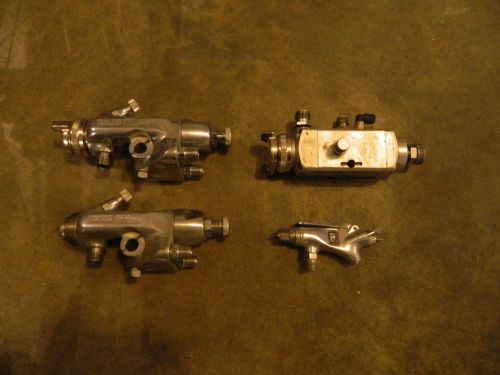 set lot of 4 DeVilbiss Atomizing Sprayer paint spray gun eghv agb agxv