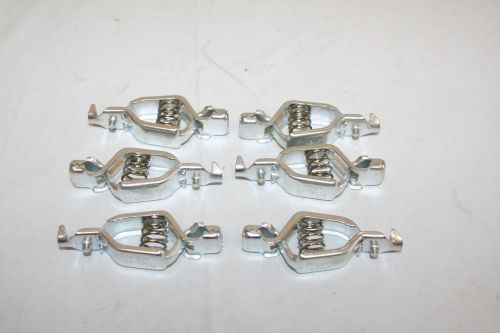 Mueller lot of 6 #25 alligator automotive clip steel 40-amp made in usa for sale