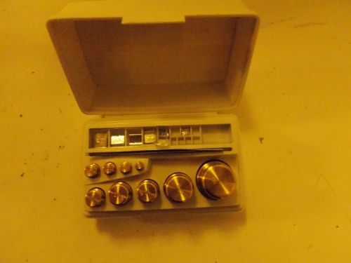 sto-a-weigh Calibration set BRASS WEIGHT SET 100G FREE SHIPPING