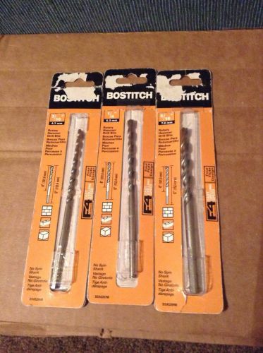 Lot of 3 - Rotary Hammer Drill Bits NIP