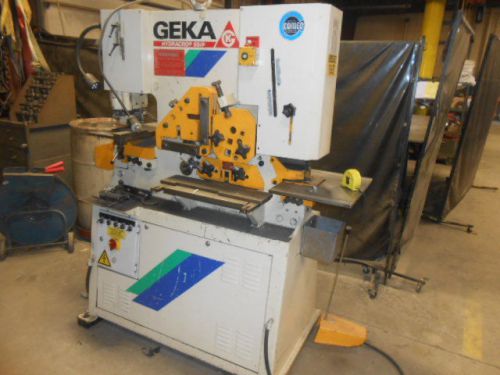 Geka Hydracrop 55/A Press, Year 1996, 4 1/2&#034; x 4 1/2&#034; x 3/8&#034; - Good Cond.