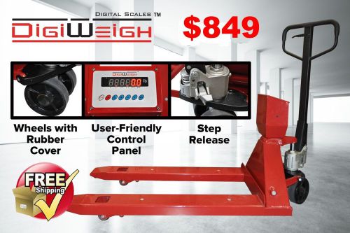 Digiweigh 4400lb/0.5lb pallet jack scale for sale