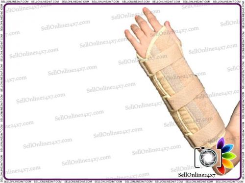 NEW WRIST AND FOREARM SPLINT SUPPORTS FOR POST SURGICAL PROTECTION (SIZE-MEDIUM)