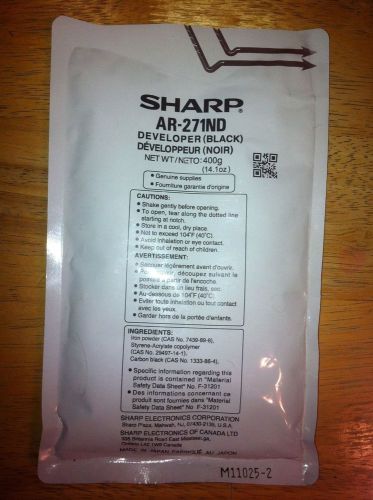 GENUINE SHARP AR271ND DEVELOPER F / ARM237 / 277  AR-M208 AR-275 AR-235 BLACK