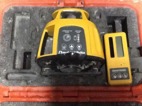 David White Auto Laser LEVEL 900 4700 ROTARY SURVEYING SET. FOR PARTS