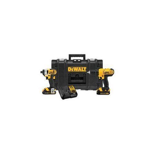 Dewalt 20-volt max lithium-ion cordless combo kit with tough case (2-tool) for sale