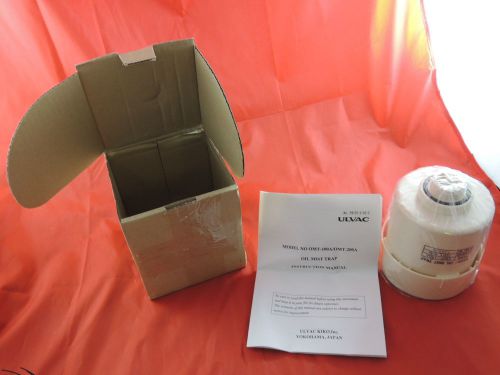 NEW IN BOX  Ulvac Oil Mist Trap OMT-100A 120 L/min Max Flow Rate