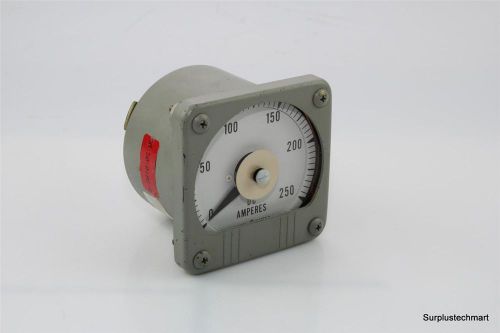 YOKOGAWA 0-250 D-C AMMETER - PANEL MOUNT DB40