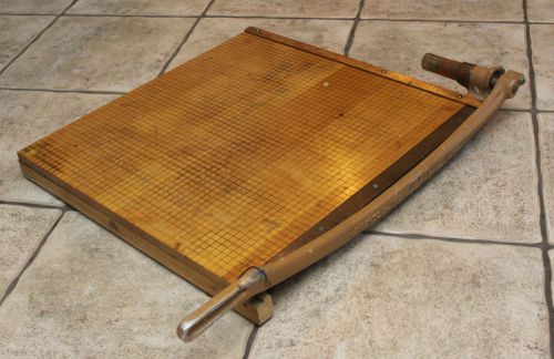 Vintage 24&#034; Swingline INGENTO 1162 Guillotine Paper Cutter~HEAVY DUTY~Steel Arm