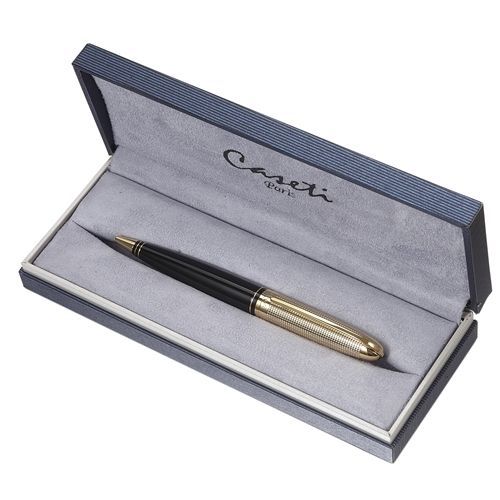 Caseti saints gold grid black resin ball pen for sale