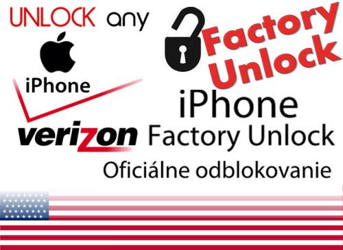 Guaranteed Verizon Factory Unlock Service for iPhone all models, Clean IMEI only