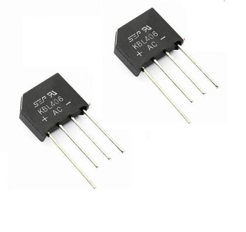 3pcs KBL406 KBL-406 4A 600V Single Phases Diode Rectifier Bridge Single