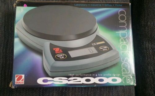 Ohaus CS-2000 Portable Digital Scale - 2000g Capacity / 1g Readability (cs 2000)