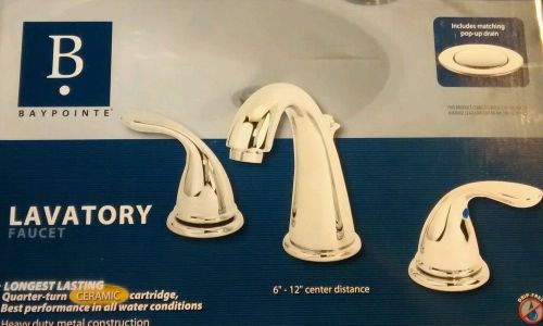 Baypointe bright chrome 2lev lav faucet 116876 for sale
