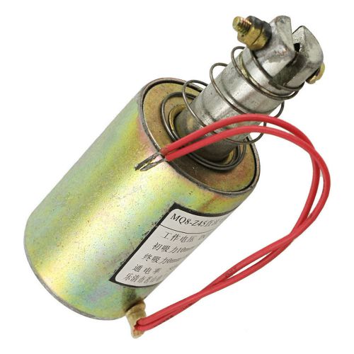 DC 12V 10mm 4.5Kg Pull Type Tubular Solenoid Electromagnet MQ8-Z45