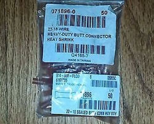 Heavy Duty Butt Connector Heat Shrink 22-18 Wire 071896-0 x 49