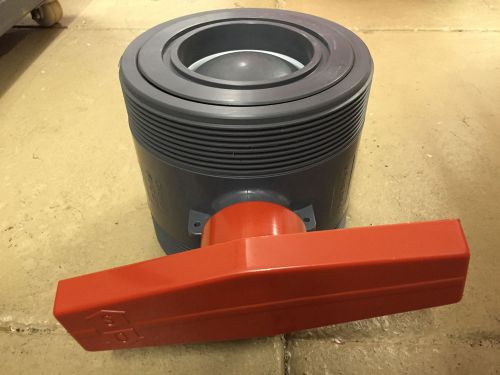 NEW: COLONIAL 4&#034; PVC UNION BALL VALVE FULL BLOCK