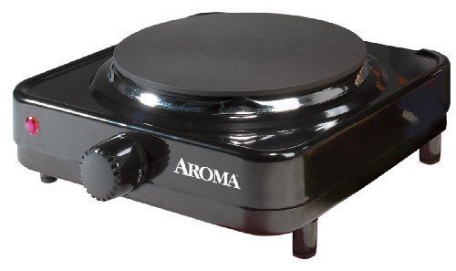 Portable electric hot plate hotplate termolyne single unit black new