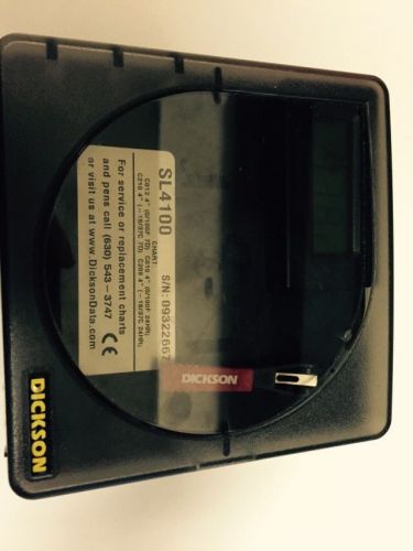 Dickson chart recorder model sl4100 for sale