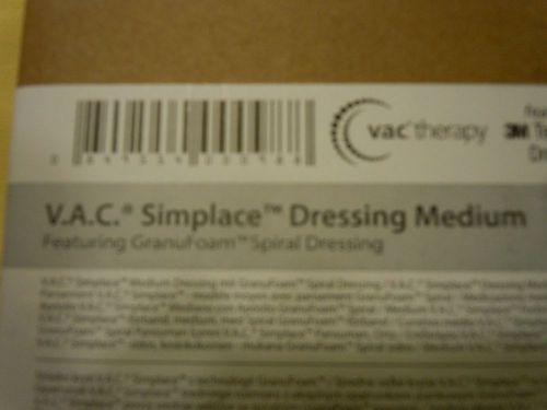 Lot of 5 V.A.C. Medium Spiral Granufoam KCI Wound Vac