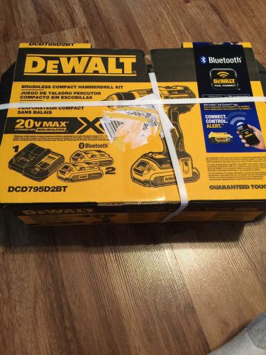 DEWALT DCD795D2BT BRUSHLESS COMPACT HAMMERDRILL KIT