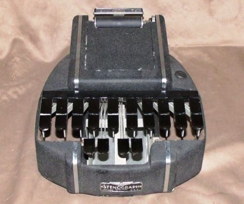 Vintage STENOGRAPH Machine HEDMAN Co. With Original Case! NR!