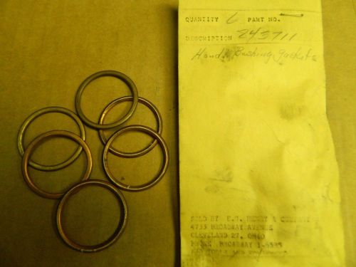 E.G Henry Handle Bushing Gasket 843711 Lot of 6 1-7/16&#034; OD X 1-1/4&#034; ID New