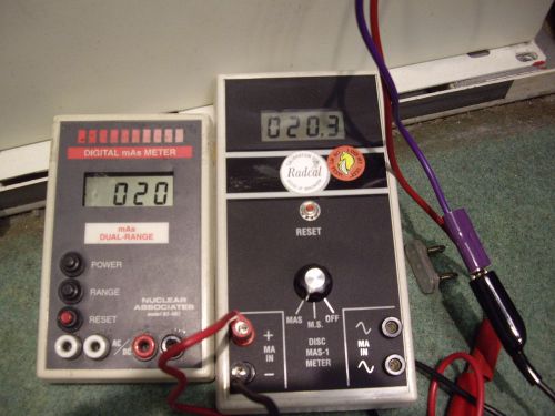 DISC mAs-1 Nuclear Associates Fluke Victoreen Digital mAs mA XRay Meter keithley